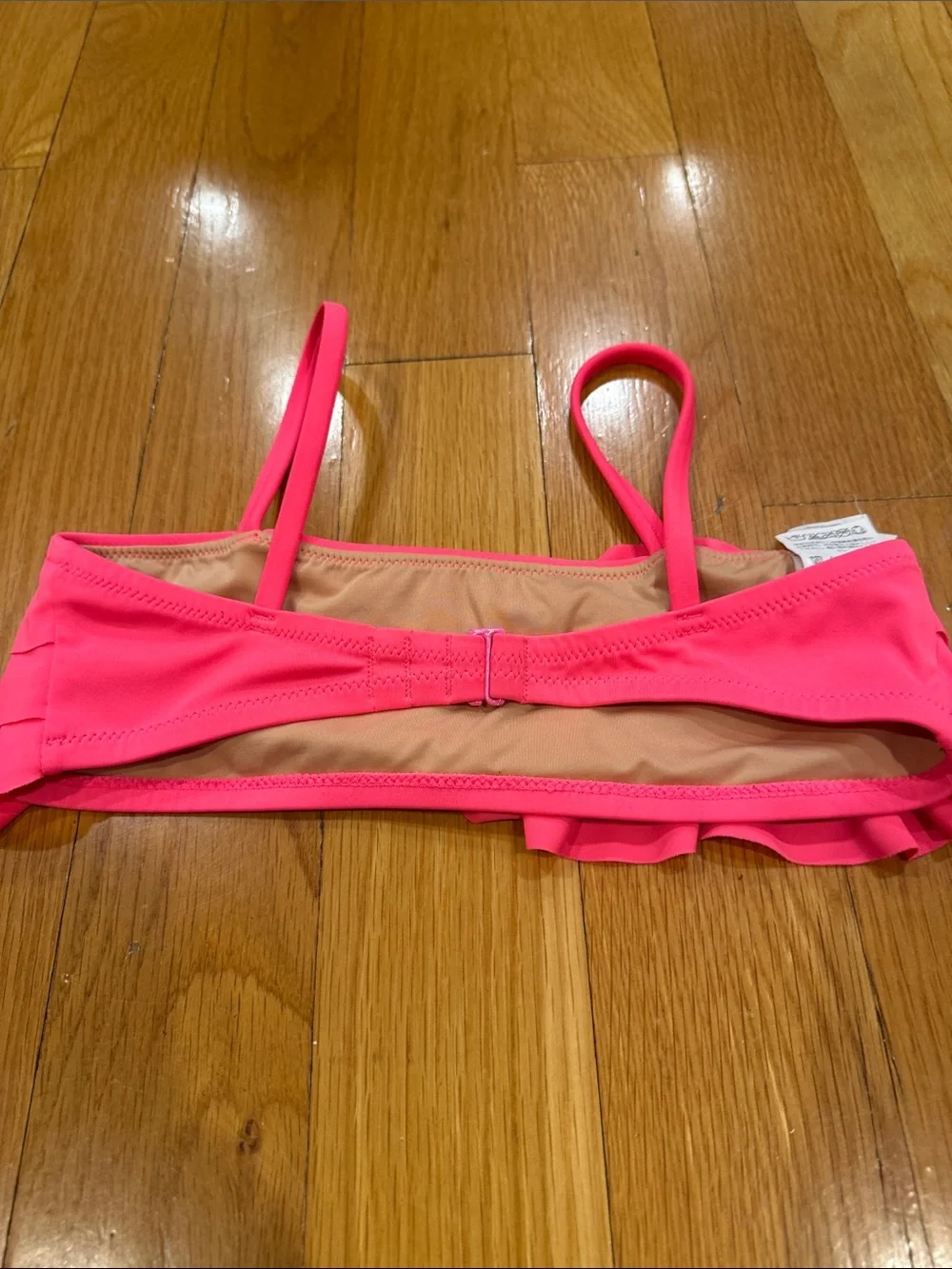 Crewcuts girls pink bikini size 10 .